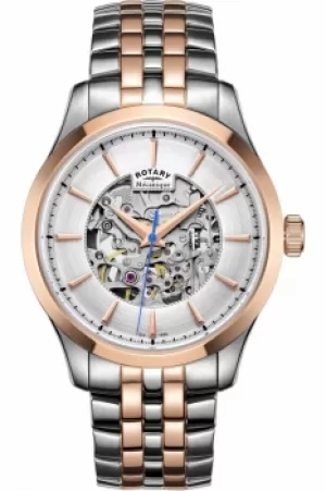 Image of Mens Rotary Mecanique Skeleton Automatic Watch GB05034/06