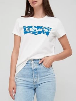 Levis The Perfect Tee Batwing - White Size M Women