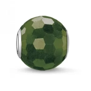 Image of Ladies Thomas Sabo Sterling Silver Karma Beads Heliotrope Bead