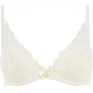 Chantelle Orangerie plunge t-shirt bra - Ivory