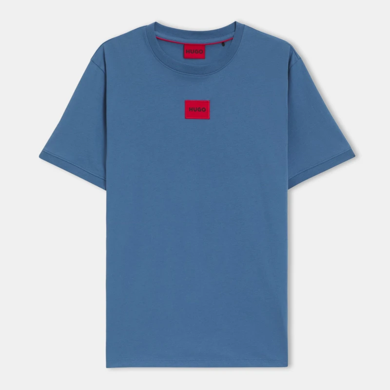 Image of Hugo Diragolino T Shirt Regular Fit T-Shirts XS Blue 60597619310