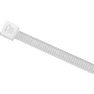 Image of HellermannTyton 138-00001 UB100A-N-PA66-NA-C1 Cable tie 100 mm 2.50 mm Ecru 100 pc(s)