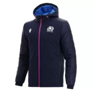 Image of Macron Scotland Bomber Jacket Mens - Blue