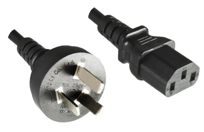 Image of Microconnect PE150418 power cable Black 1.8 m Power plug type I C13 co