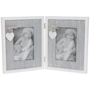 Image of Provence Grey Double Frame 3x5