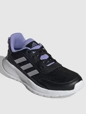 Image of adidas Kids Unisex Tensaur Run K, Black/Silver, Size 1