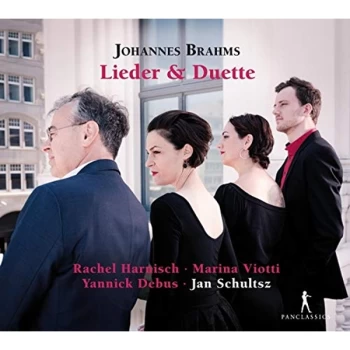 image of Rachel Harnisch; Marina Viotti; Yannick Debus; Jan Schultsz - Johannes Brahms: Lieder & Duette CD