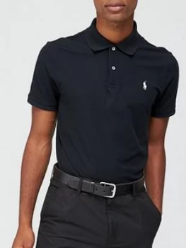 Image of Polo Ralph Lauren Golf Polo Ralph Lauren Golf Stretch Mesh Polo, Black Size M Men