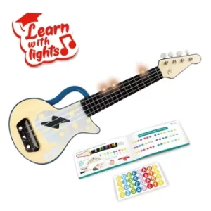 image of Hape Teach Yourself Electric Ukulele (Blue)