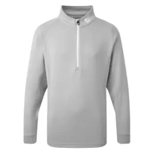 Image of Footjoy Pullover Zip Top Juniors - Grey