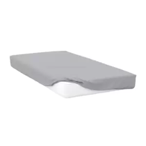 Image of Belledorm 400 Thread Count Egyptian Cotton Extra Deep Fitted Sheet (Superking) (Platinum)