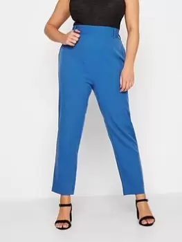 Image of Yours Hazel Tapered Trouser Cobalt, Blue, Size 16, Women
