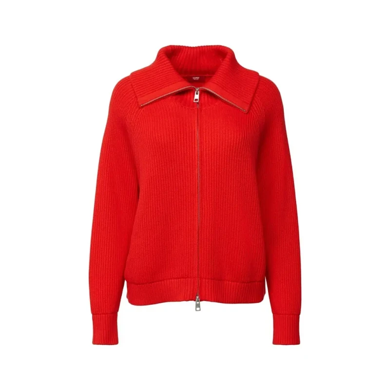 Image of Esprit Womens cardigan Esprit Troyer Rouge Female 2XS