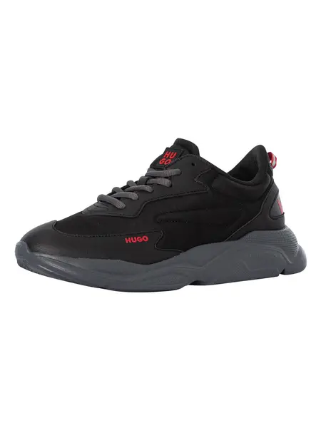 Image of HUGO Leon Running Trainers Charcoal 11 UK