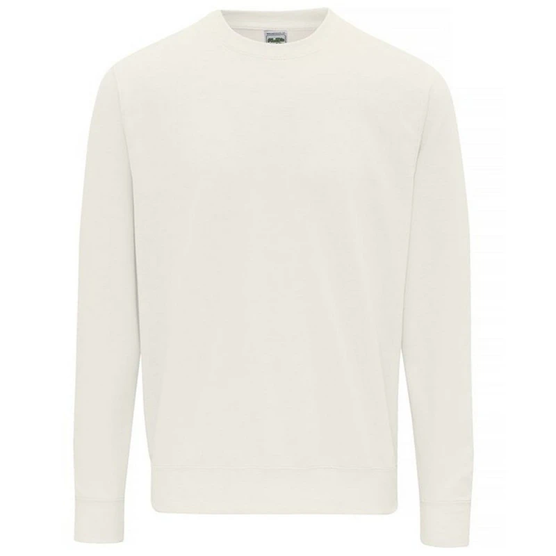 Image of AWDis AWDis Just Hoods Crew Neck Plain Sweatshirt (280 GSM) in Off White Size: X-Small Off White XS Unisex 5059699308879