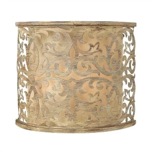 Image of 2 Light Indoor Wall Light Brushed Champagne, E14