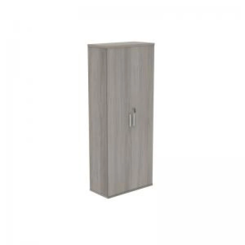 Image of Astin 2 Door Cupboard Lockable 800x400x1980mm Alaskan Grey Oak KF824077