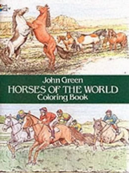 Image of Horses of the World Colouring Book by John Green Book