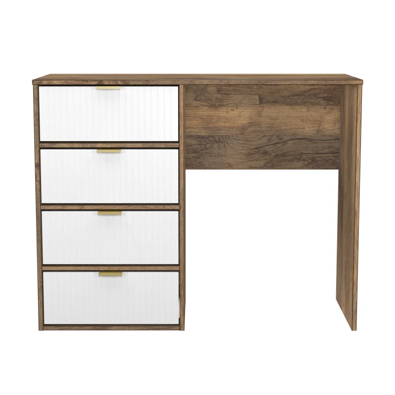 Image of Ready Assembled 2 U Bexley 4 Drawer Vanity (Ready Assembled) Size: Medium Multicolor Unisex Medium