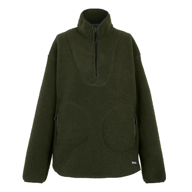 Image of Womens half-zip fleece Regatta Frankie Borg Vert Female 44