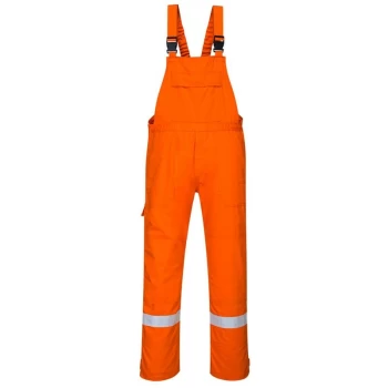 Image of Portwest FR27ORRL - sz L Bizflame Plus Bib and Brace - Orange