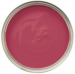 Image of Wickes Quick Dry Gloss Paint - Raspberry Kiss 750ml