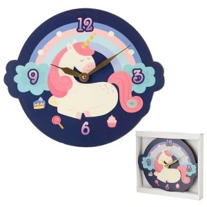 Image of Sweet Dream Unicorn Shaped Wall Clock