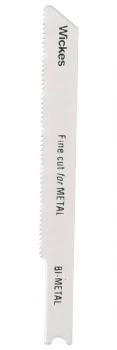 image of Wickes Universal Fine Cut Jigsaw Blade for Metal Pack 5