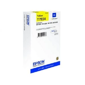 Image of Epson T7554 Yellow Ink Cartridge