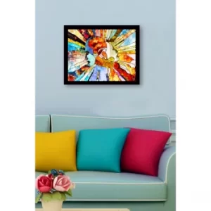 Image of SC0347 Multicolor Decorative Framed MDF Painting