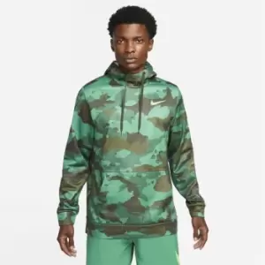 Image of Nike Camo Training Hoodie - Green