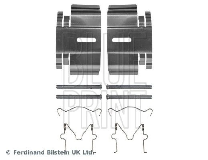 Image of Blue PRINT Brake pad fitting kit Blue PRINT ADBP480015