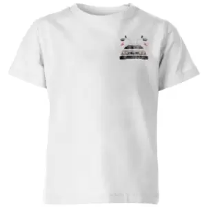Image of Back To The Future No Concept Of Time Kids T-Shirt - White - 11-12 Years