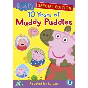 image of Peppa Pig 10 Years Of Muddy Puddles DVD