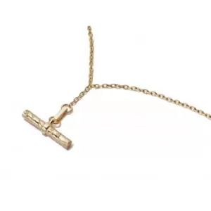 Image of Treasures Oyster T-Bar Gold Plated Necklace TN02_GP
