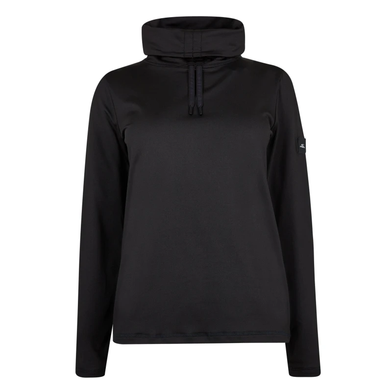 Image of ONeill Clime Skiing Fleece Womens - Black 8
