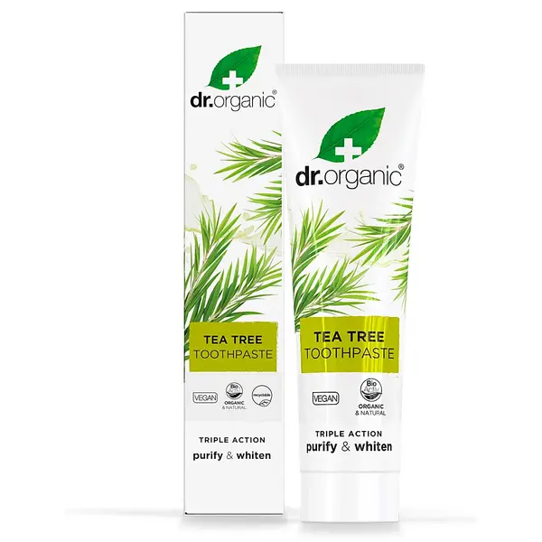 Image of Dr Organic Tea Tree Toothpaste 100ml
