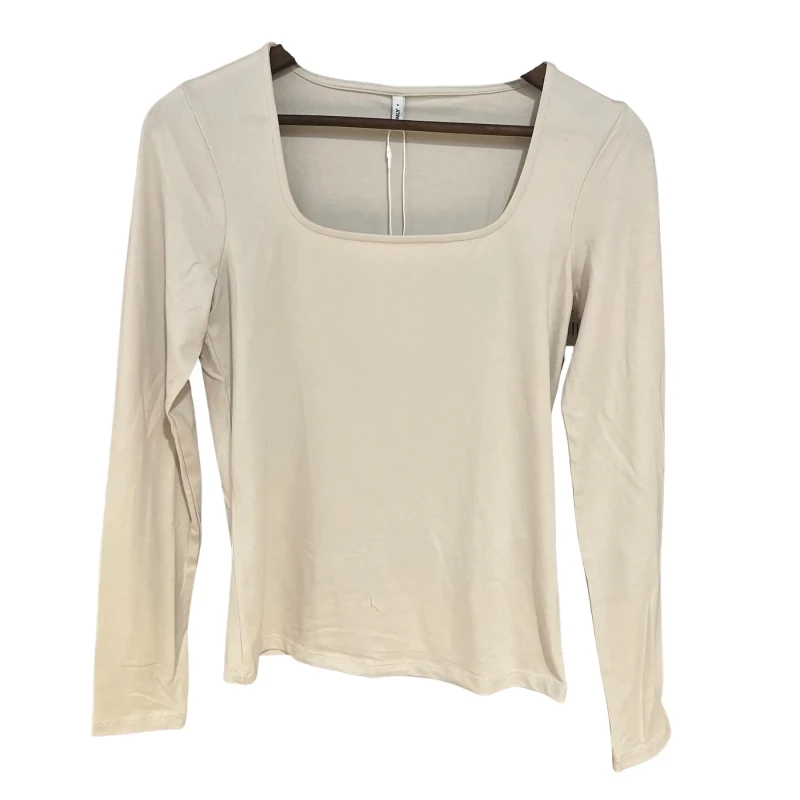Image of Only Womens long sleeve T-Shirt Only Onlsigne Jrs Beige Female XS