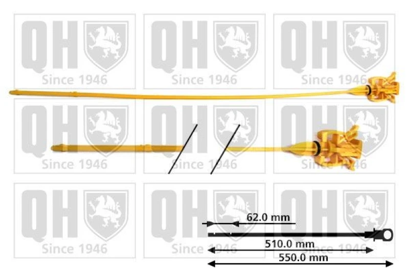 Image of QUINTON HAZELL Oil Dipstick QUINTON HAZELL QOD135