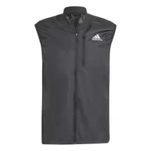 image of adidas Own the Run Mens Running Gilet - Black