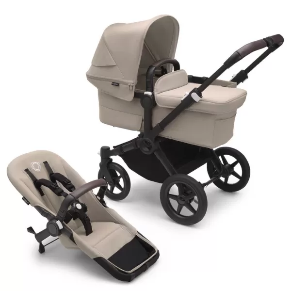 Image of Bugaboo Donkey 5 Mono Complete - Black/Desert Taupe