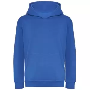 Awdis Childrens/Kids Organic Hoodie (7-8 Years) (Royal Blue)