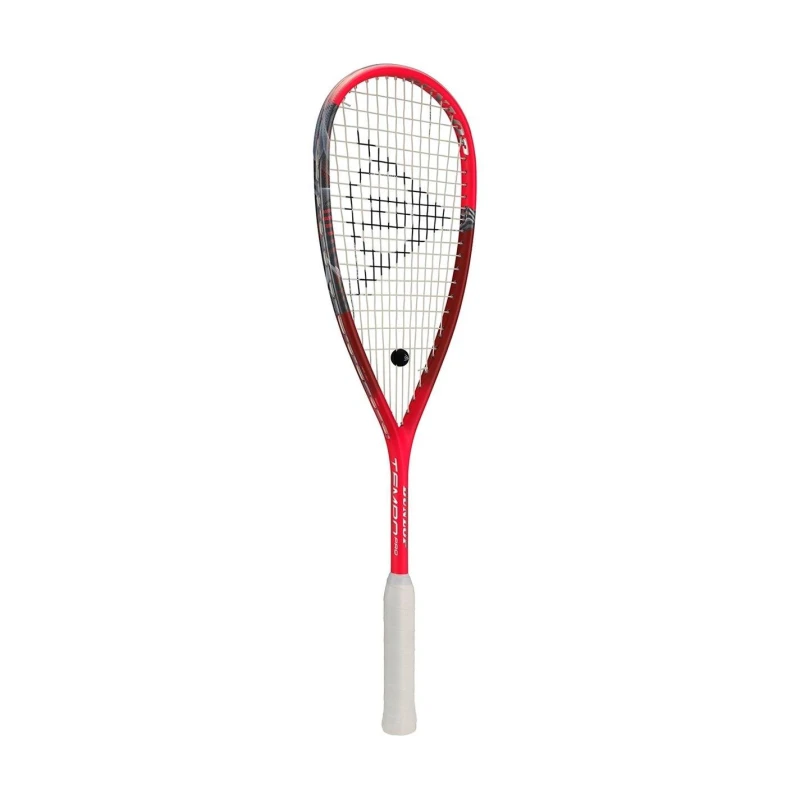Image of Dunlop Tempo Pro Squash Racket Adults - Red Red One Size