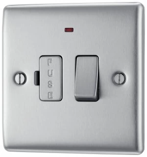 Image of BG Single Switch - Brushed Stainless Steel