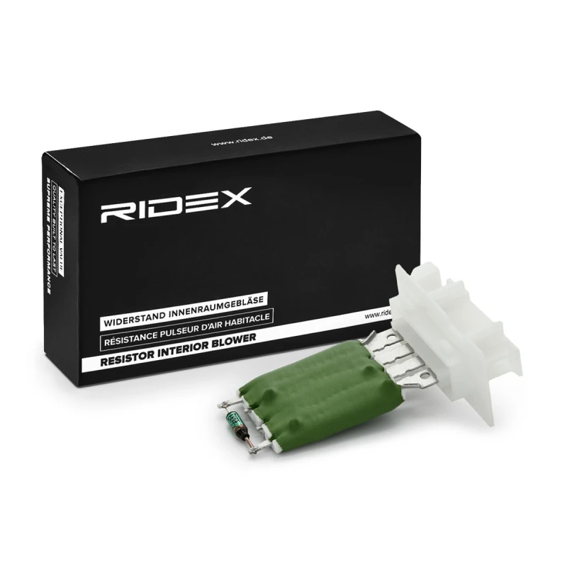 Image of RIDEX Blower motor resistor RIDEX 2975R0157
