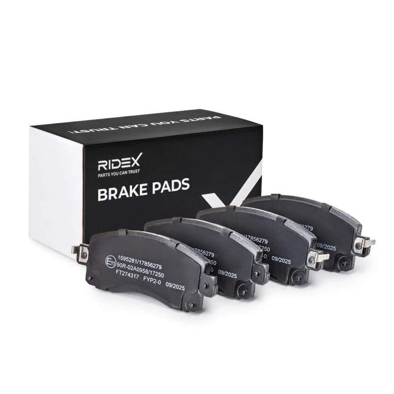 Image of RIDEX Brake pad set RIDEX 402B1707