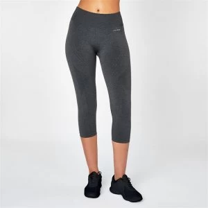 image of USA Pro Pro Seamless Core Capri - Charcoal Marl