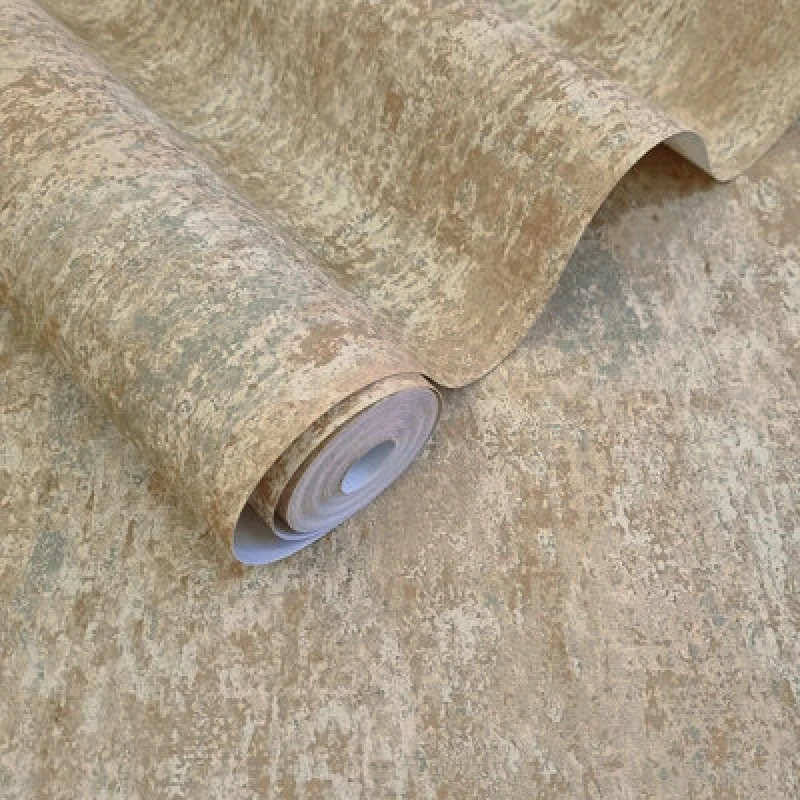 Image of Holden Decor Austin Rust / Beige Industrial Concrete Texture Wallpaper