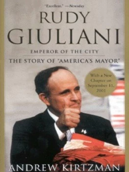 Image of Rudy Giuliani by Andrew Kirtzman Paperback