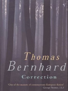 Image of Correction by Thomas Bernhard Paperback